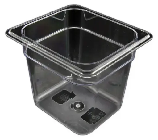 [2323] WINCO SP-7606 Sixth Size Clear Food Pans 6" Deep