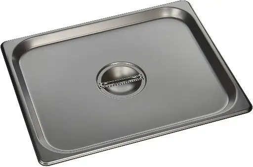 [4951] WINCO SPSCH Food Pan Steel 1/2 Cover