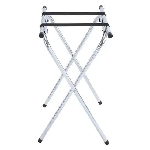 [4465] WINCO TSY-1A 31 Inch Folding Tray Stand Chrome