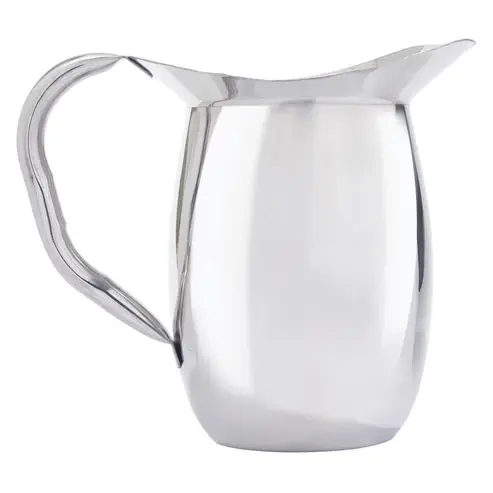 [3867] WINCO WPB-2 Stainless Steel Bell Pitcher 2 Qt.