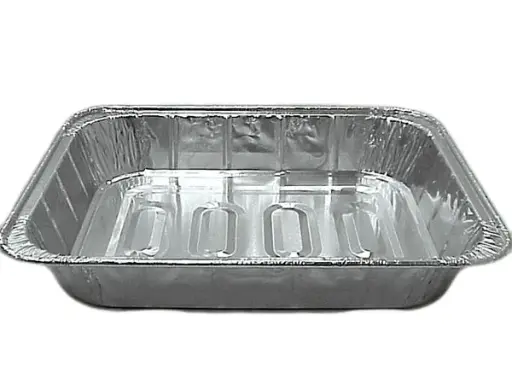 [1244] Western Plastic 5122 1/2 Size Foil Steam Table Pan Medium