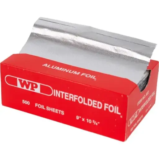 [2373] Western Plastic 632 Foil Wrap Sheet 9 X 10.75 Inch Interfolded