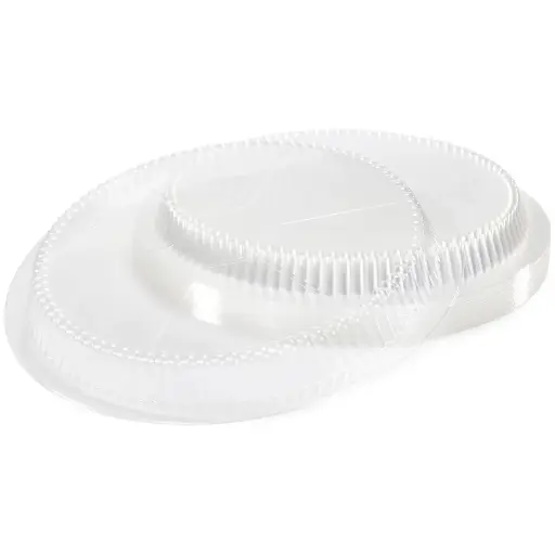 [1230] Western Plastic Dome Lid 9 Inch Round Foil Container