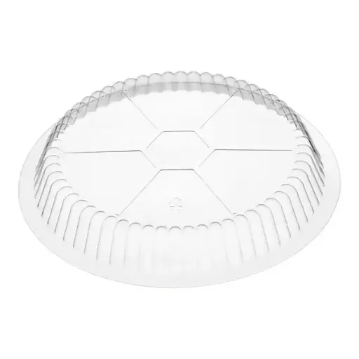 [1546] Western Plastic Dome Lid For 7 Inch Round Foil Container
