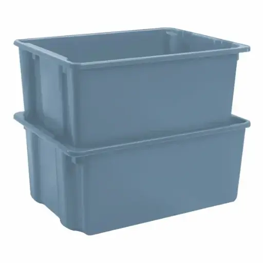 [4268] Win-Holt SN-2618 9" x 2" x 11" Gray Lug Tub