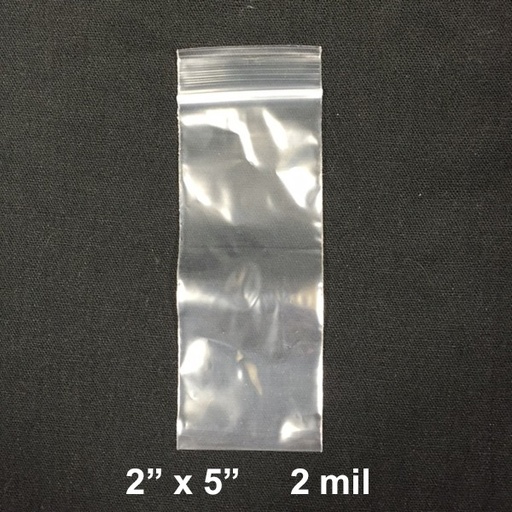 [1357] Zip Lock Bag 2 X 5 2 MIL