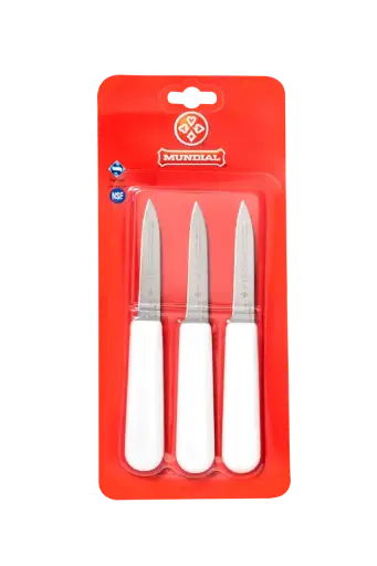 [5601] Mundial SCW5601-3 Paring Knife Chefs 5600 Series 3.25 inches White Set of 3