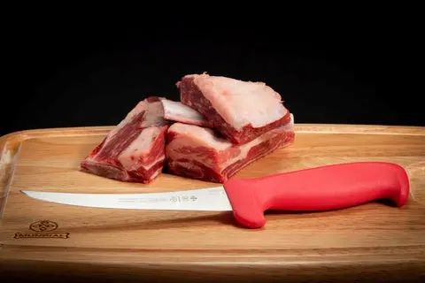 [R5607-6] Mundial R5607-6 Boning Knife Curved Semi-Stiff 5600 Series 6 inches Red