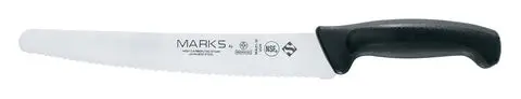 [21-10] Mundial MA21-10E Bread Knife Serrated Edge Marks Series 10 inches Black