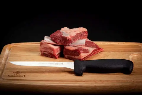 [5615-6] Mundial 5615-6 Boning Knife Extra-Wide Stiff 5600 Series 6.25 inches Black