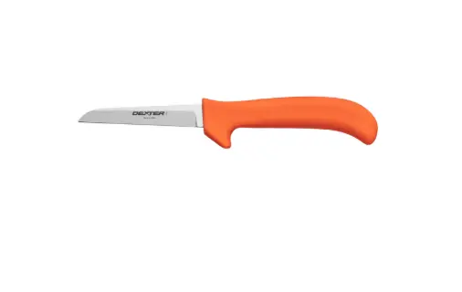 [11393] EP154-3¾CPT 3¾" Clip Point Utility/Deboning Knife, Orange Handle