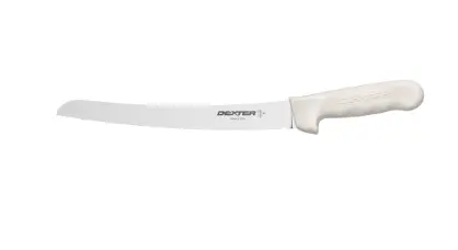 [18173] S147-10SC SANI-SAFE® 10" Scalloped Bread Knife